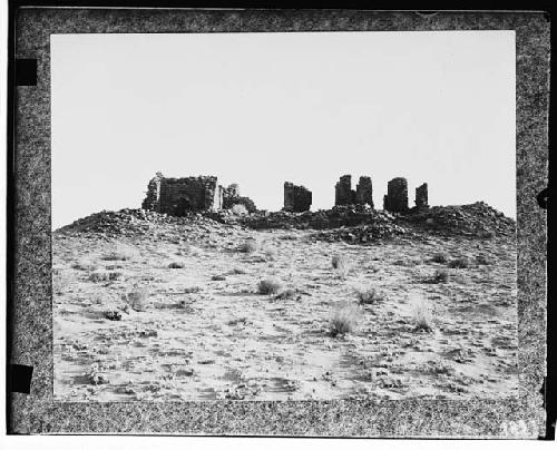 Alto Pueblo Annex on mesa back of Pueblo Bonito