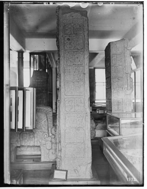 Stela 2, side. Peabody Museum