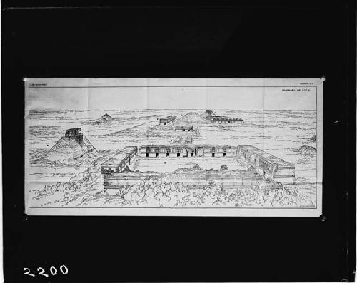 Panorama from Holmes' drawing