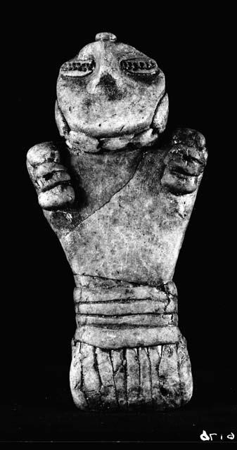 Figurine B (actual size) after mending and hardening