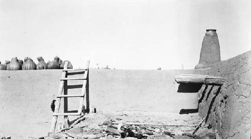 Pueblo with gourds