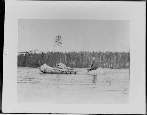 Canoe and Boy