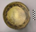 Bowl, polacca polychrome style c. int: curvilinear design; ext: slipped, no desi