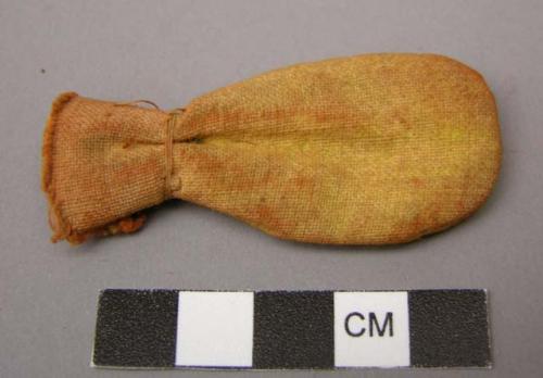 Cotton bag of yellow ochre