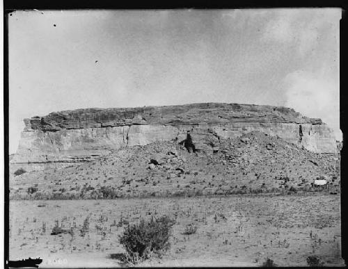 Ruin at Base from the South