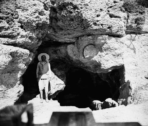 Excavation of Ashakar cave sites, Cave 2 entrance