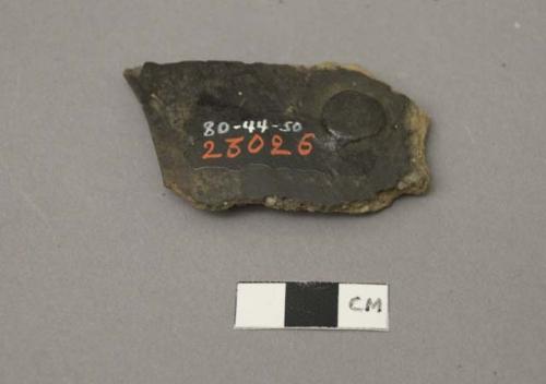 Fragment of Zulu pottery