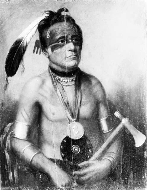 "Hoowanneka or Little Elk, Winnebago Indian, 1824" by Charles Bird King