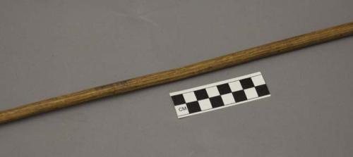 Smooth wooden stick. Undecorated.