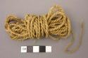 Fiber cordage, bundled