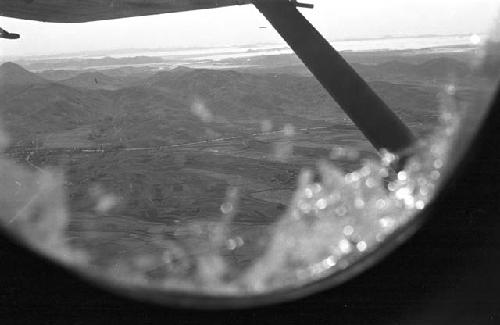 Portrait of passenger's side window view