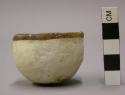 Bowl, polacca polychrome style c. int: curvilinear design; ext: slipped, no desi