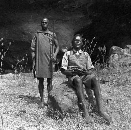 Original occupants of Kemp's cave on Mount Elgon