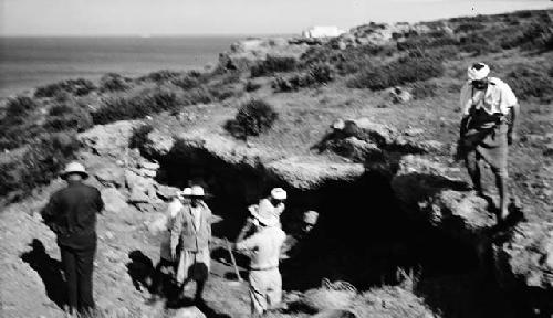 Pig and horse caves, excavation of Ashakar cave sites