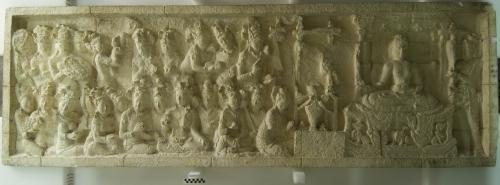 Cast of  panel, Borobodour, Java