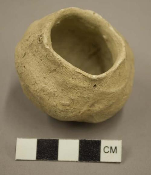 Plain pottery miniature jar