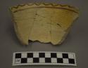 Pottery vessel fragments (Jeddito black-on-yellow)