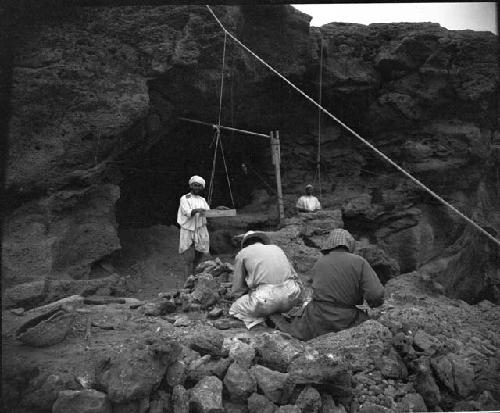 Excavation of Ashakar cave sites, Cave 1 exterior