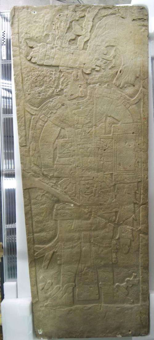 Cast of part of Stela 34, front