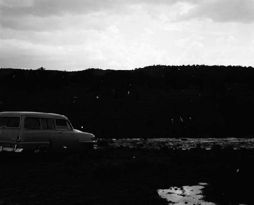 Arroyo near camp after a rainstorm