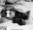 Excavation of Ashakar cave sites, Cave 2 entrance