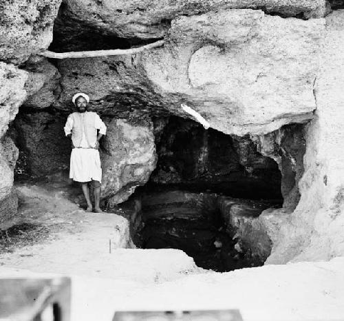 Excavation of Ashakar cave sites, Cave 2 entrance