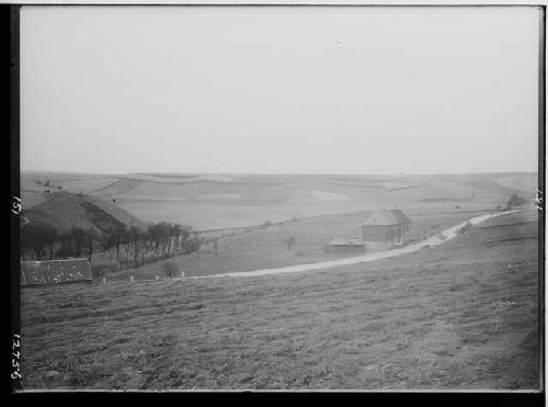 Northeast slope and valley below - old lake bottom