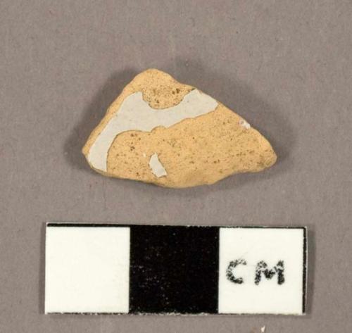 Ceramic sherd, tin glazed earthenware