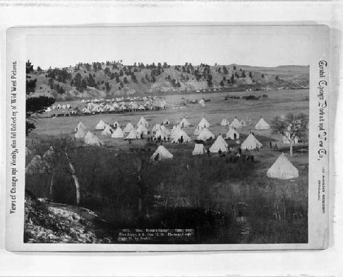 General Brook's Camp, Camp near Pine Ridge, South Dakota, January 17, 1891