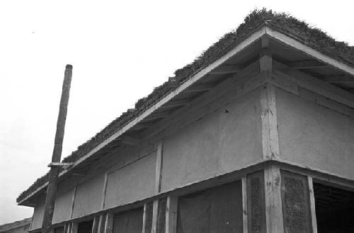 Portrait of side of house under rooftop