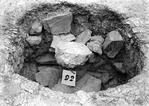 Pit 92 excavated