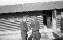 Soldiers greeting outside of base 2