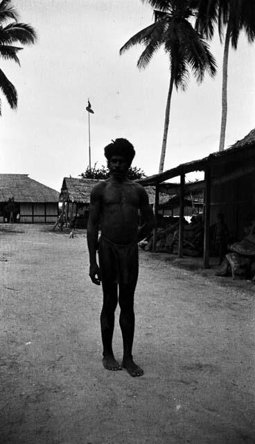 Man standing in street