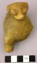 Ceramic figurine whistle, zoomorph