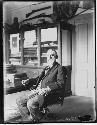 F.W. Putnam in Private Office, Peabody Museum