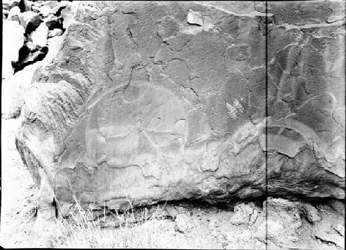 Pictograph, Painted on Rock, Woodruff Bottom