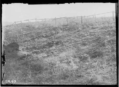 Refuse heap A - looking northeast - Durfee Site