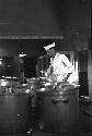 Chef in kitchen cooking