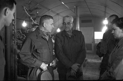 Portrait of soldiers during a briefing