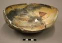 Part of San Bernardino polychrome pottery bowl