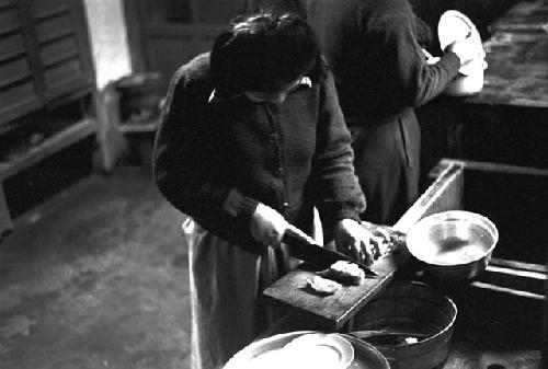 Woman preparing vegetables 2