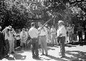 Omaha - Sacred Pole Ceremony, Peabody Museum courtyard