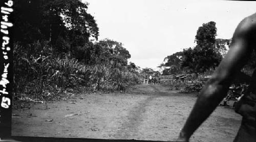 People on rural path