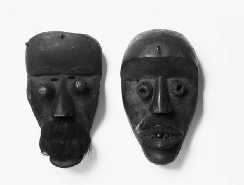 Two wooden masks