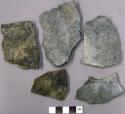 Ceramic unslipped plainware potsherds from a single vessel