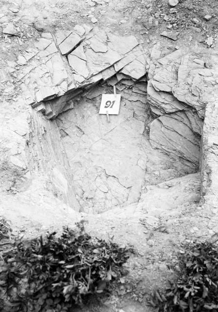 Pit 91 excavated