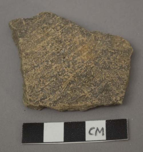 Potsherd with textured exterior