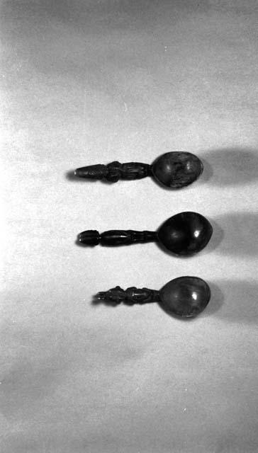 3 spoons showing copulating pairs