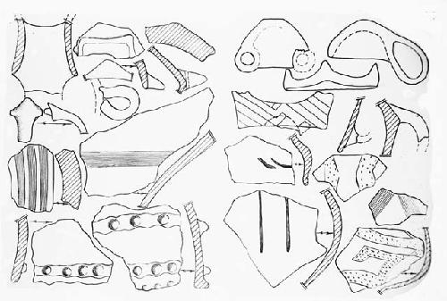 Drawings of archaeological material collected by and deposited in the Nis Museum