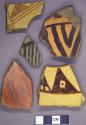 Decorated potsherds